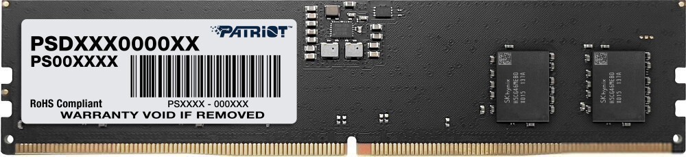 Оперативная память 16Gb DDR5 5600MHz Patriot Signature (PSD516G560081)