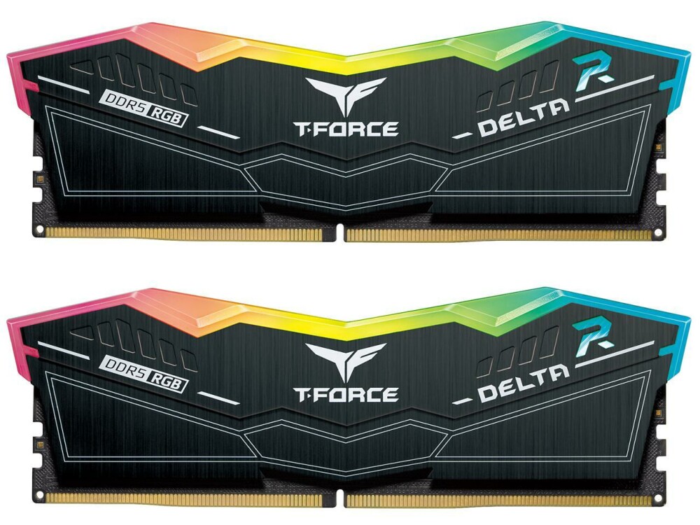 Оперативная память 64Gb DDR5 6000MHz Team T-Force Delta RGB (FF3D564G6000HC38ADC01) (2x32Gb KIT)