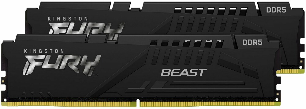 Оперативная память 32Gb DDR5 5600MHz Kingston Fury Beast (KF556C40BBK2-32) (2x16Gb KIT)