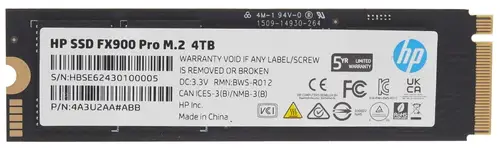 Накопитель SSD 4Tb HP FX900 Pro (4A3U2AA)