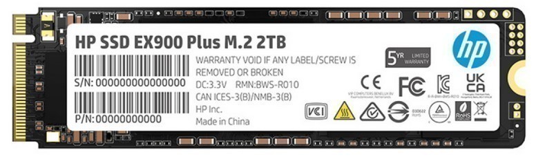 Накопитель SSD 2Tb HP EX900 Plus (35M35AA)