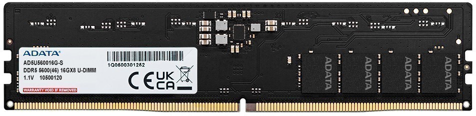 Оперативная память 16Gb DDR5 5600MHz ADATA (AD5U560016G-S)