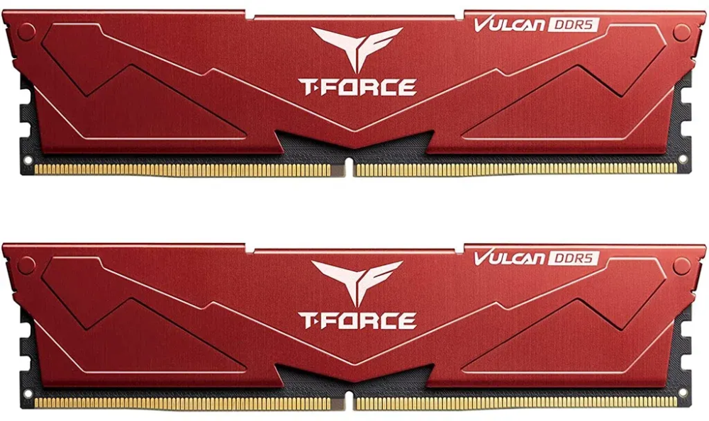 Оперативная память 32Gb DDR5 6000MHz Team T-Force Vulcan (FLRD532G6000HC38ADC01) (2x16Gb KIT)
