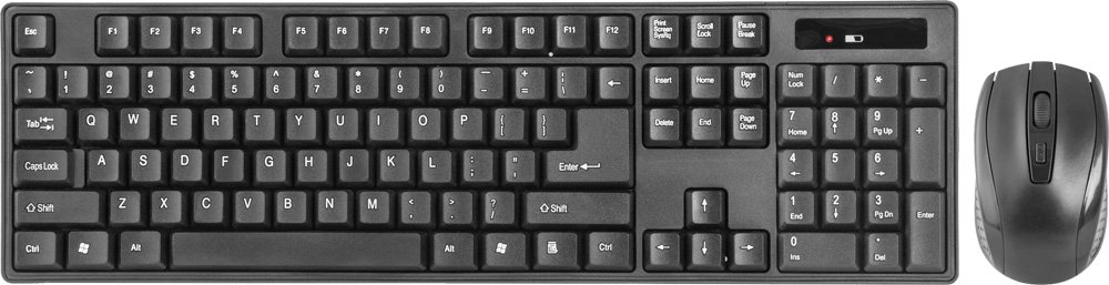 Клавиатура + мышь Defender C-915 Black (45915)