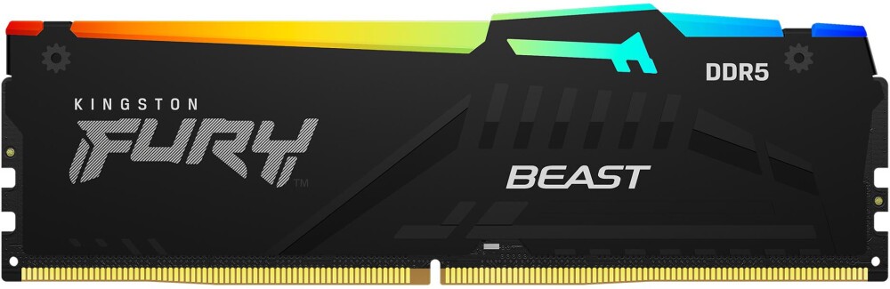 Оперативная память 16Gb DDR5 5600MHz Kingston Fury Beast (KF556C40BB-16)