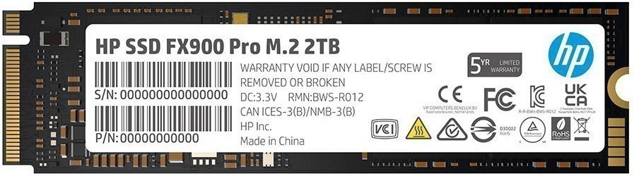 Накопитель SSD 2Tb HP FX900 Pro (4A3U1AA)
