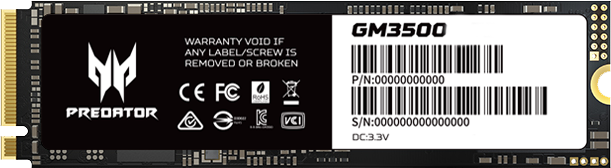 Накопитель SSD 2Tb Acer Predator GM3500 (BL.9BWWR.103)