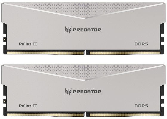 Оперативная память 64Gb DDR5 6400MHz Acer Predator Vesta II RGB Silver (BL.9BWWR.365) (2x32Gb KIT)