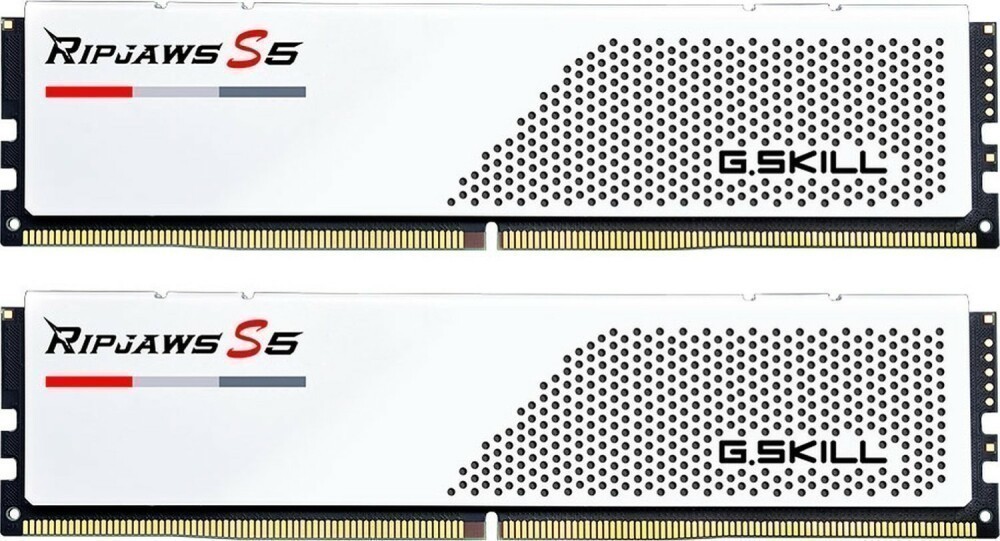 Оперативная память 32Gb DDR5 6000MHz G.Skill Ripjaws S5 (F5-6000J3040F16GX2-RS5W) (2x16Gb KIT)
