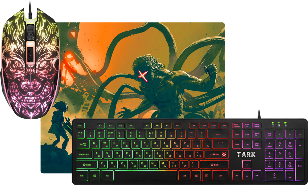 Клавиатура + мышь + коврик Defender Tark C-779 (52779)