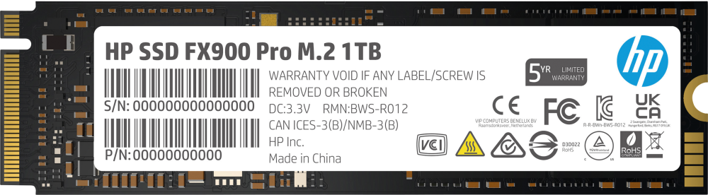 Накопитель SSD 1Tb HP FX900 Pro (4A3U0AA)