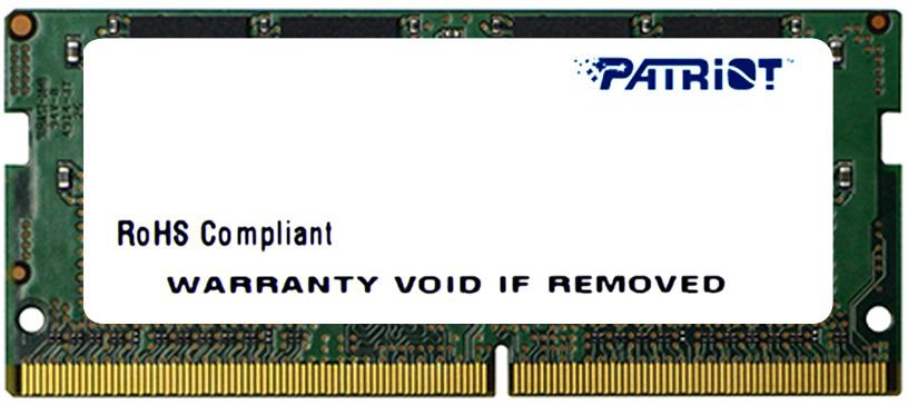 Оперативная память 16Gb DDR4 2666MHz Patriot SO-DIMM (PSD416G26662S)