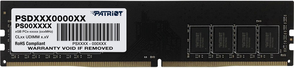 Оперативная память 8Gb DDR4 3200MHz Patriot Signature Line (PSD48G320081)