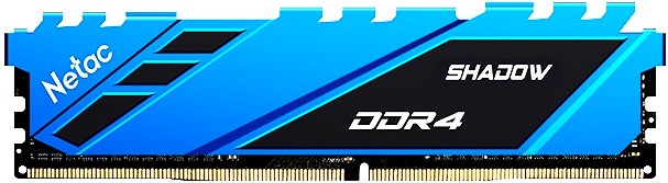 Оперативная память 8Gb DDR4 2666MHz Netac Shadow Blue (NTSDD4P26SP-08B)
