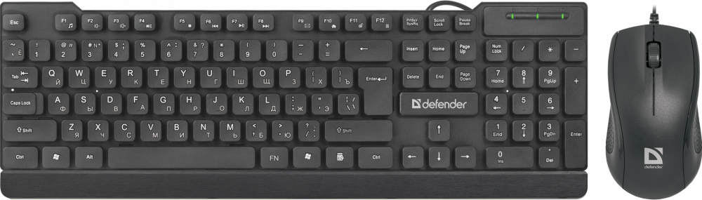 Клавиатура + мышь Defender York C-777 Black (45779)