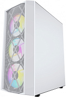 Корпус Powercase Rhombus X4 Mesh LED White (CMRMW-L4)