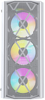 Корпус Powercase Rhombus X4 Mesh LED White (CMRMW-L4)