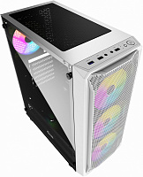Корпус Powercase Mistral Z4 Mesh LED White (CMIZW-L4)