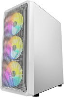 Корпус Powercase Mistral Z4 Mesh LED White (CMIZW-L4)