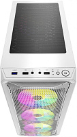 Корпус Powercase Mistral Z4 Mesh LED White (CMIZW-L4)