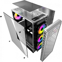 Корпус Powercase Mistral Z4С Mesh LED White (CMIZ4CW-L4)