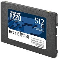 Накопитель SSD 512Gb Patriot P220 (P220S512G25)