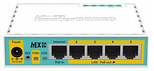 Маршрутизатор (роутер) MikroTik hEX PoE lite (RB750UPR2)