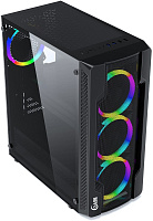 Корпус Powercase Mistral X4 Mesh LED Black (CMIXB-L4)