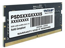 Оперативная память 8Gb DDR5 5600MHz Patriot Signature SO-DIMM (PSD58G560041S)