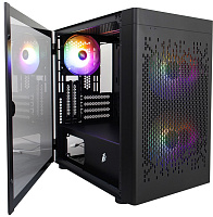 Корпус 1STPLAYER DK D3-B Black (D3-B-BK-2F1P-1F1)