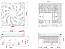 Кулер ID-COOLING IS-67-XT WHITE