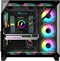 Корпус 1STPLAYER MEGAVIEW MV8-TP Black (MV8-TP-BK)