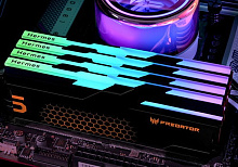 Оперативная память 32Gb DDR5 6400MHz Acer Predator Hermes RGB Black (BL.9BWWR.391) (2x16Gb KIT)