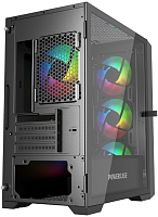 Корпус Powercase Mistral Micro X4B Black
