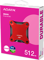 Внешний накопитель SSD 512Gb ADATA SD620 Red (SD620-512GCRD)
