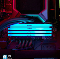 Оперативная память 16Gb DDR4 3600MHz Kingston Fury Beast RGB (KF436C17BB2AK2/16) (2x8Gb KIT)